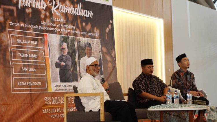 Sambut Ramadhan, HMI, IMM, dan KMNU Berkolaborasi  Mengadakan Tarhib Ramadhan 1444 H di Mesjid Alhurriyyah IPB