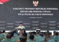 Presiden Prabowo Sampaikan Taklimat kepada 800 Perwira Tinggi TNI-Polri